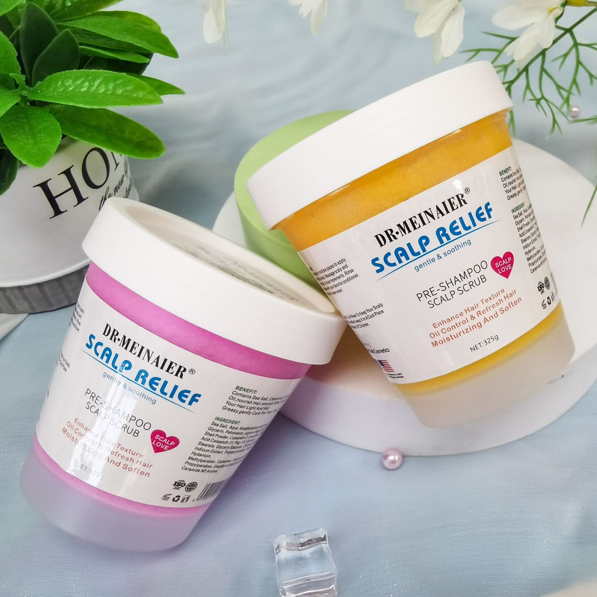 Cross-border ice cream, sea salt scrub, oil-control, cleansing scalp cream, Voluminous shampoo, rich foam, 325g bestseller Application Scenario