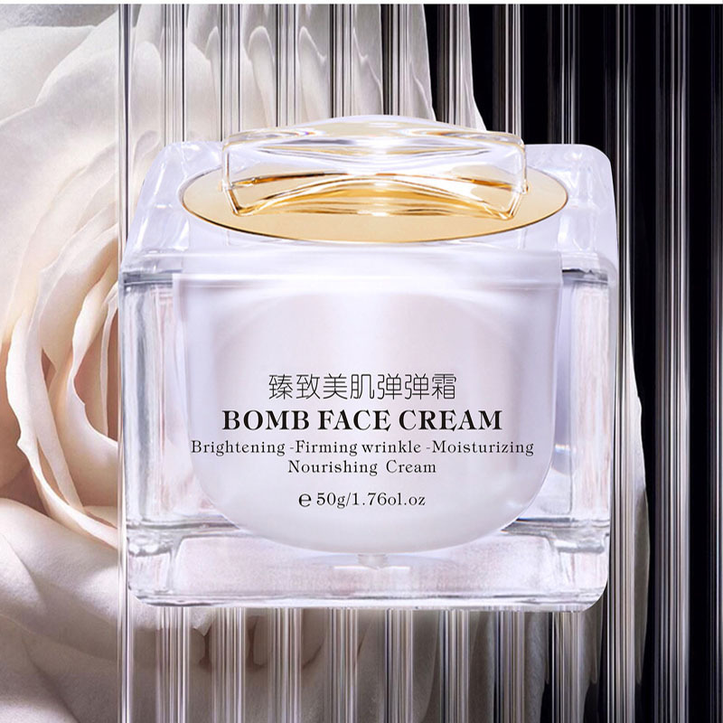 Cross-border Hydrating Peptide Essence Bouncy Cream Hydrates, moisturizes and rejuvenates the skin, shrinks pores, natural Cream Moisturizing Cream Manufacturer full figure