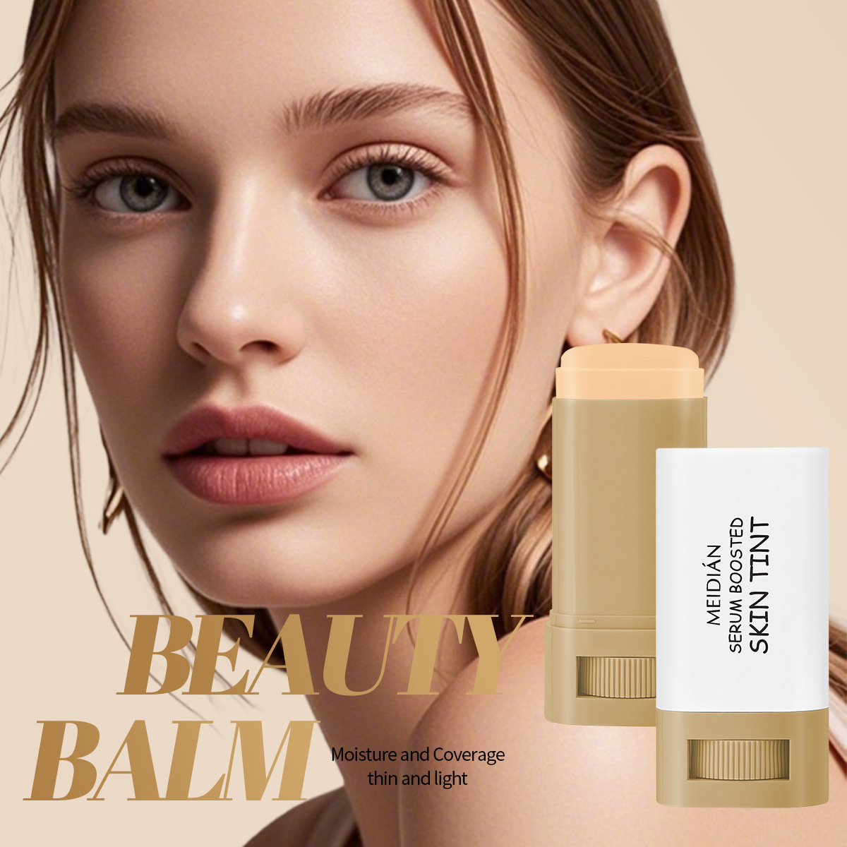 Cross-border exclusive Meidian 6-color Concealer for moisturizing and brightening skin tone, natural nude makeup primer, Primer, bb cream details Picture