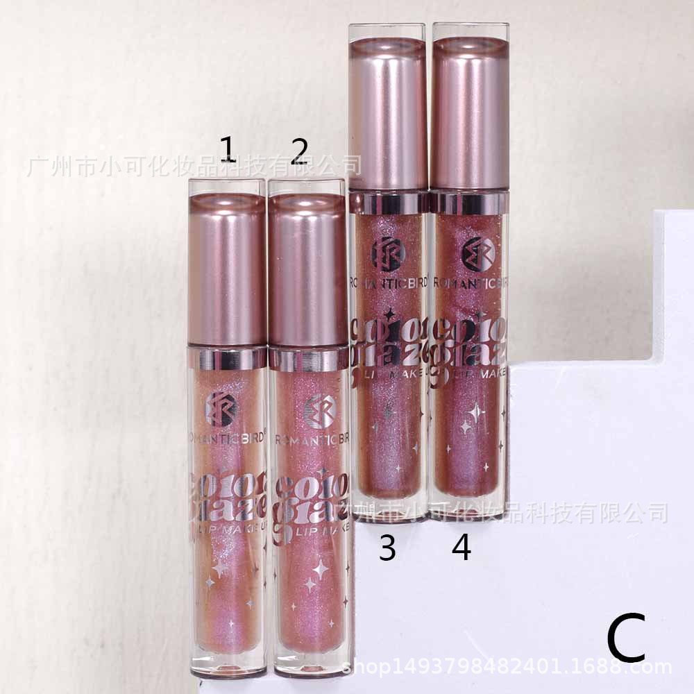 ROMANTIC BIRD's New Sparkling Lip Gloss RB332, Shining Lip Gloss 2025 Application Scenario