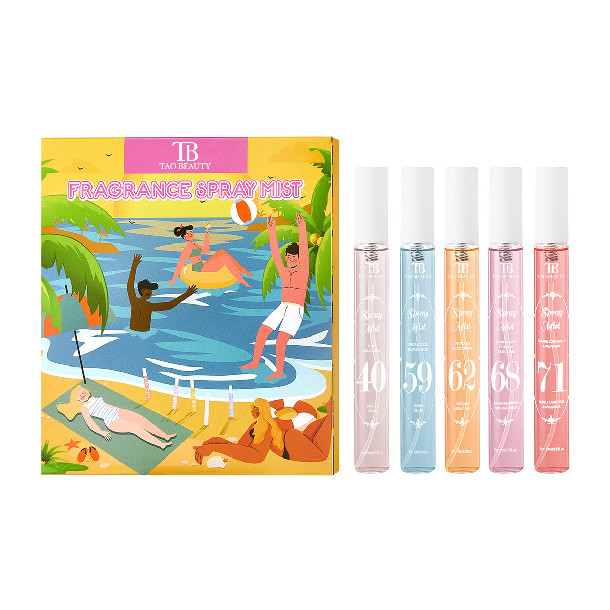 【 Cross-border Exclusive 】Tao Beauty Digital Perfume Set Bestseller, Long-lasting Fragrance, Fresh, Comfortable and light Scent Item Picture