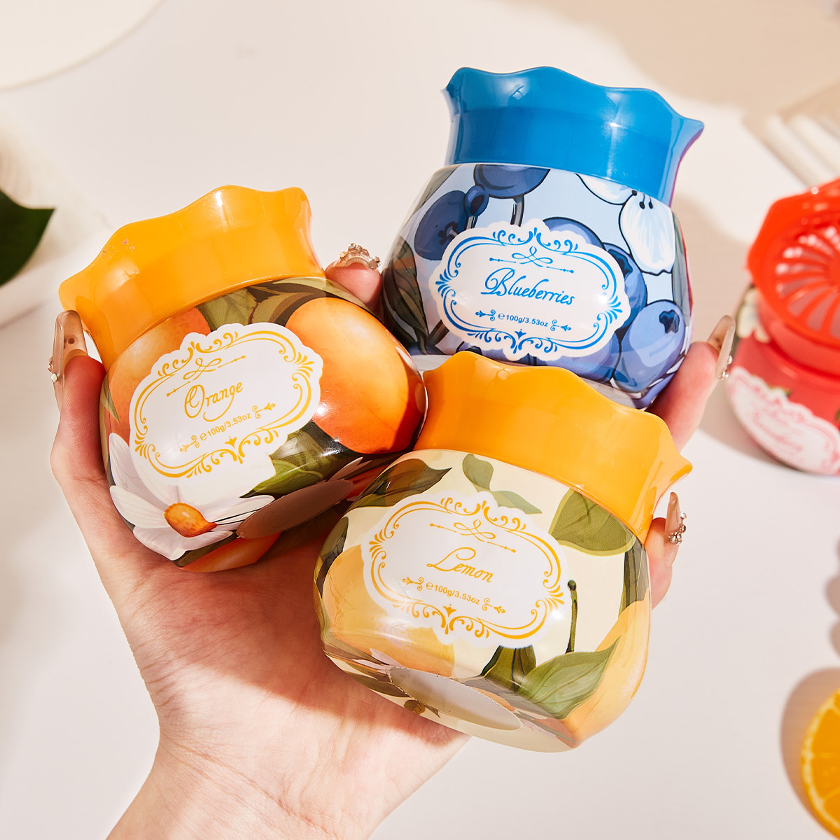Cross-border exclusive FORMBO® Solid Fragrance Cream, Deodorizing, Fresh Air Freshener, long-lasting fragrance Specification drawing