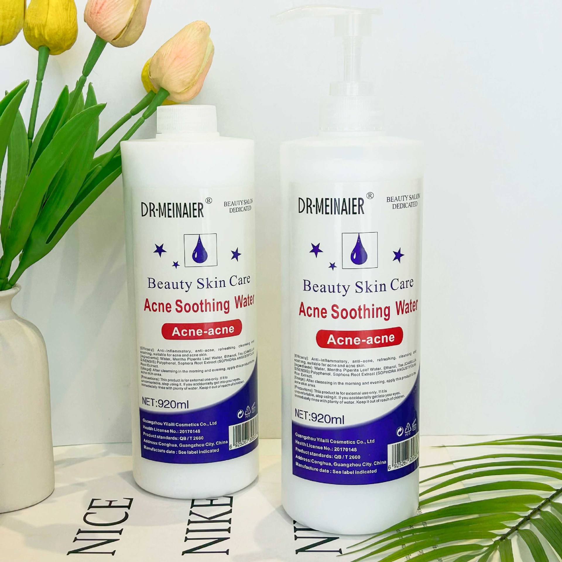 Cross-border acne-clearing, skin-purifying and conditioning water, acne-removing, water-astringent, oil-controlling, soothing and hydrating essence water, wholesale for export details Picture