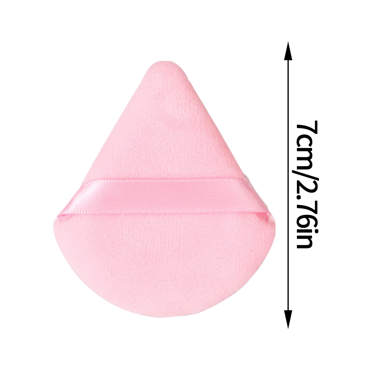 Cross-border in-stock pink triangular powder puff, fan-shaped makeup sponge powder puff, setting powder puff, loose powder puff wholesale Application Scenario