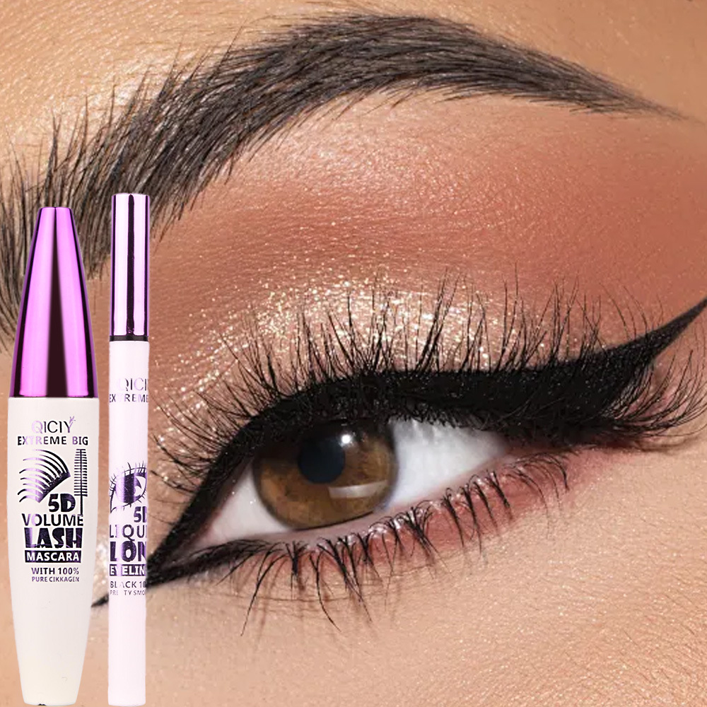 Cross-border exclusive QICIY mascara, eyeliner pen case box, waterproof, non-smudge, long eyelash base Application Scenario
