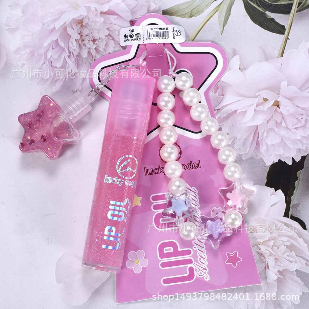 ML8143 Three-in-one bracelet Rolling Lip Gloss, color-changing Lip Gloss LUCKY MODEL New lipgloss Application Scenario