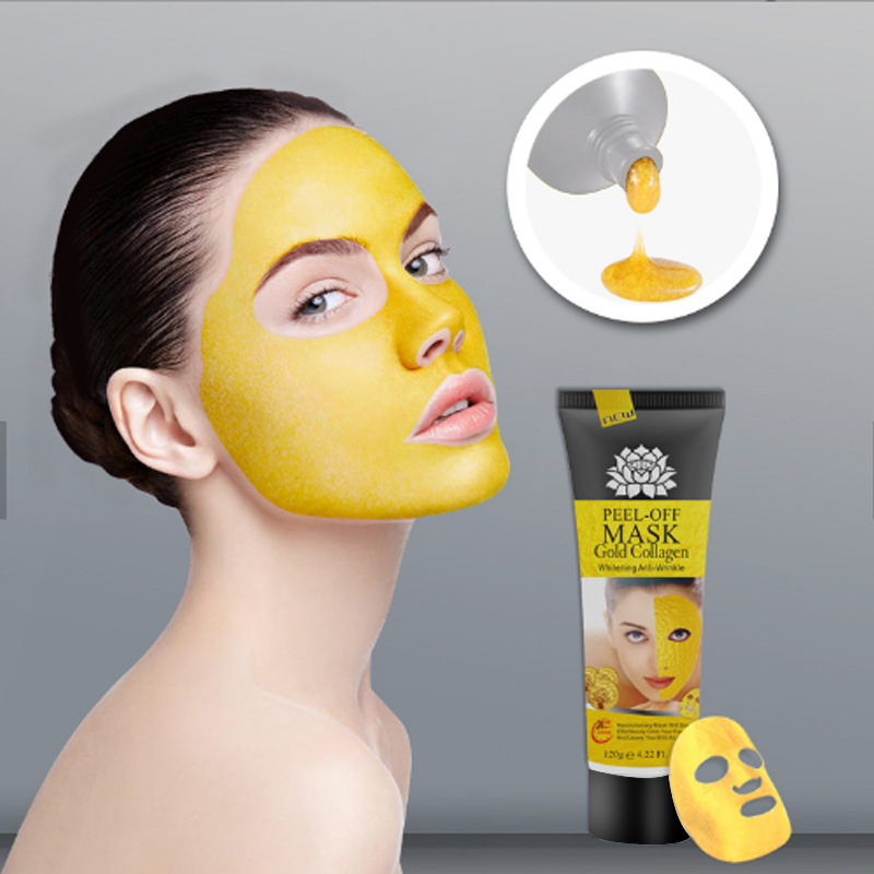 Cross-border best-selling gold peel-off mask for removing blackheads, refreshing oil control, deep cleansing of acne and firming of the skin details Picture