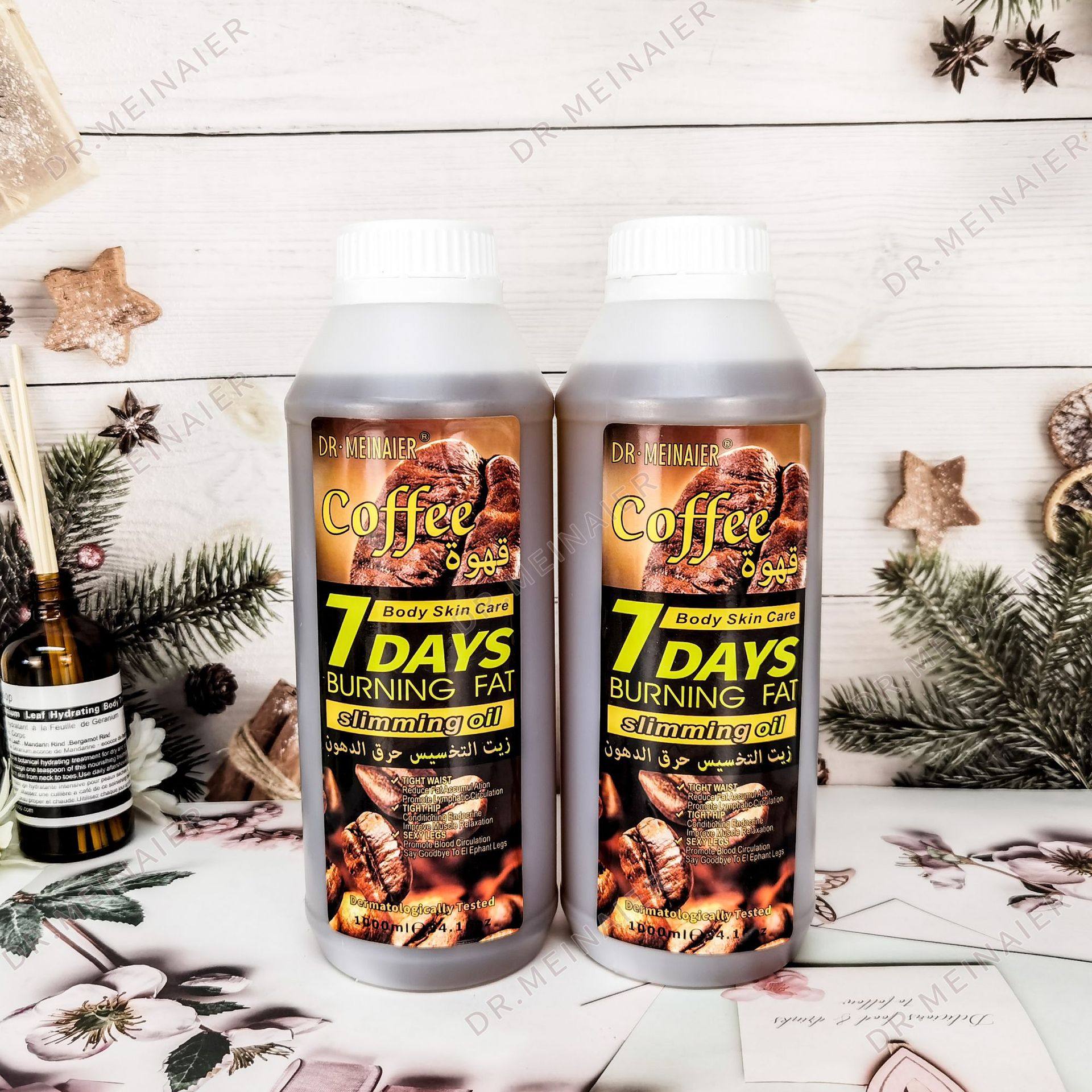 Cross-border coffee Heating essential Oil Massage Oil, full-body firming Massage Oil, Shoulder and Neck Meridian Unblocking Gua Sha Oil for export details Picture