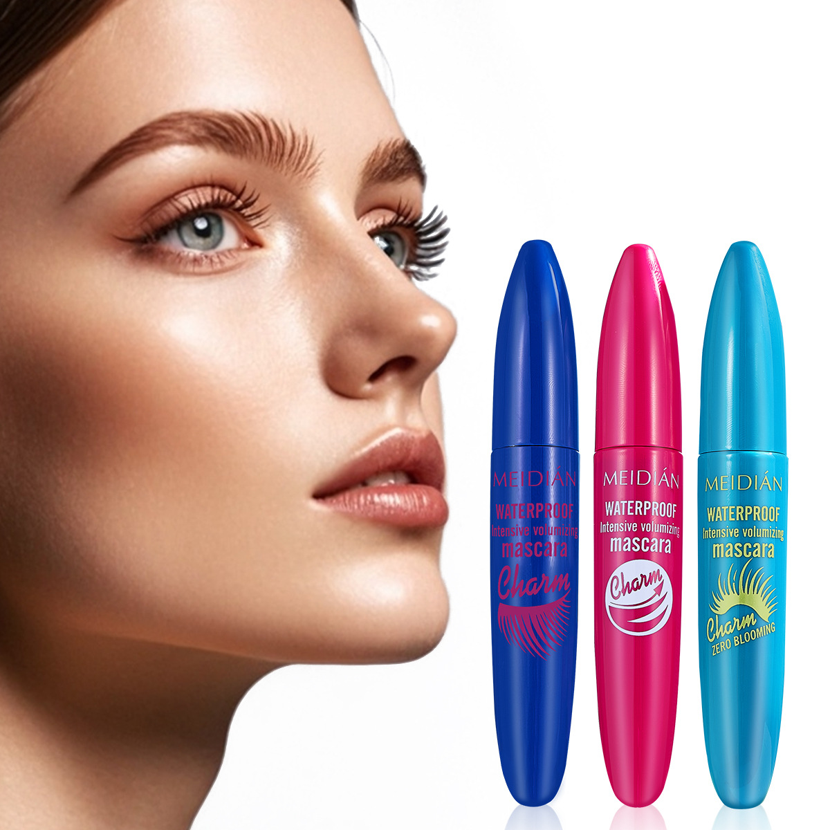 MEIDIAN Cross-border temu's best-selling mascara, light, curly, three-dimensional and waterproof mascara base, is available for wholesale export details Picture