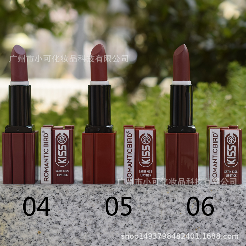 Only export [ROMANTIC BIRD] R4719A MATTE LIPSTICK Matte Lipstick Cross-border 12 colors Specification drawing