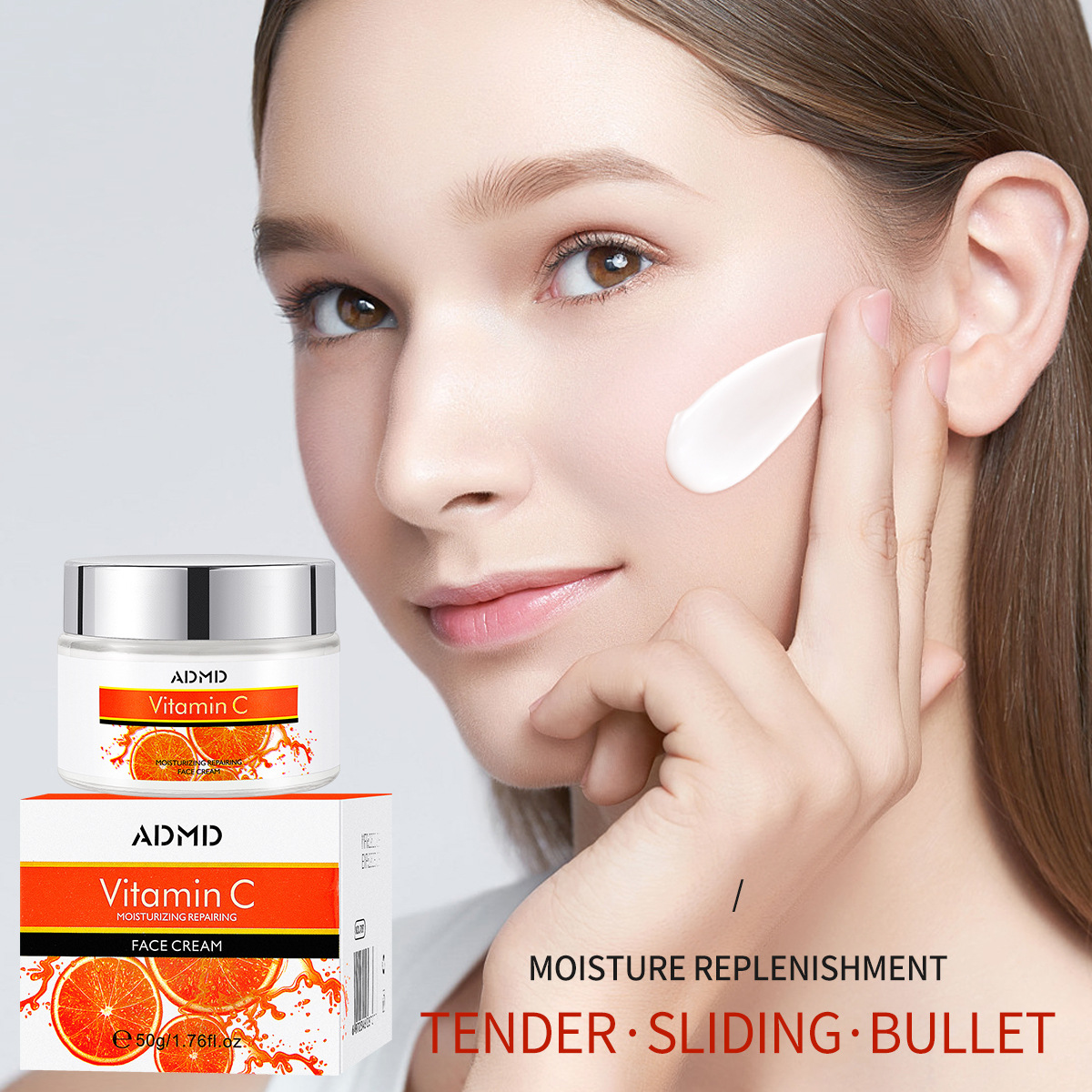 【 Exclusive for Foreign Trade 】ADMD Vitamin C Cream Moisturizes and hydrates, enhances skin elasticity and firmness, available for wholesale all year round details Picture
