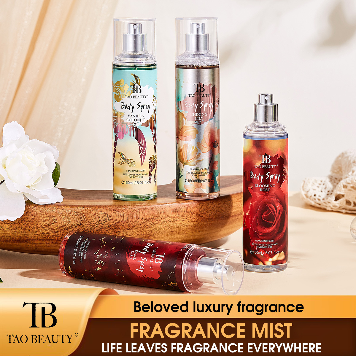 Wholesale of TAO BEAUTY fragrance spray for foreign trade, long-lasting light fragrance, rose perfume for uninhabited areas, cross-border details Picture