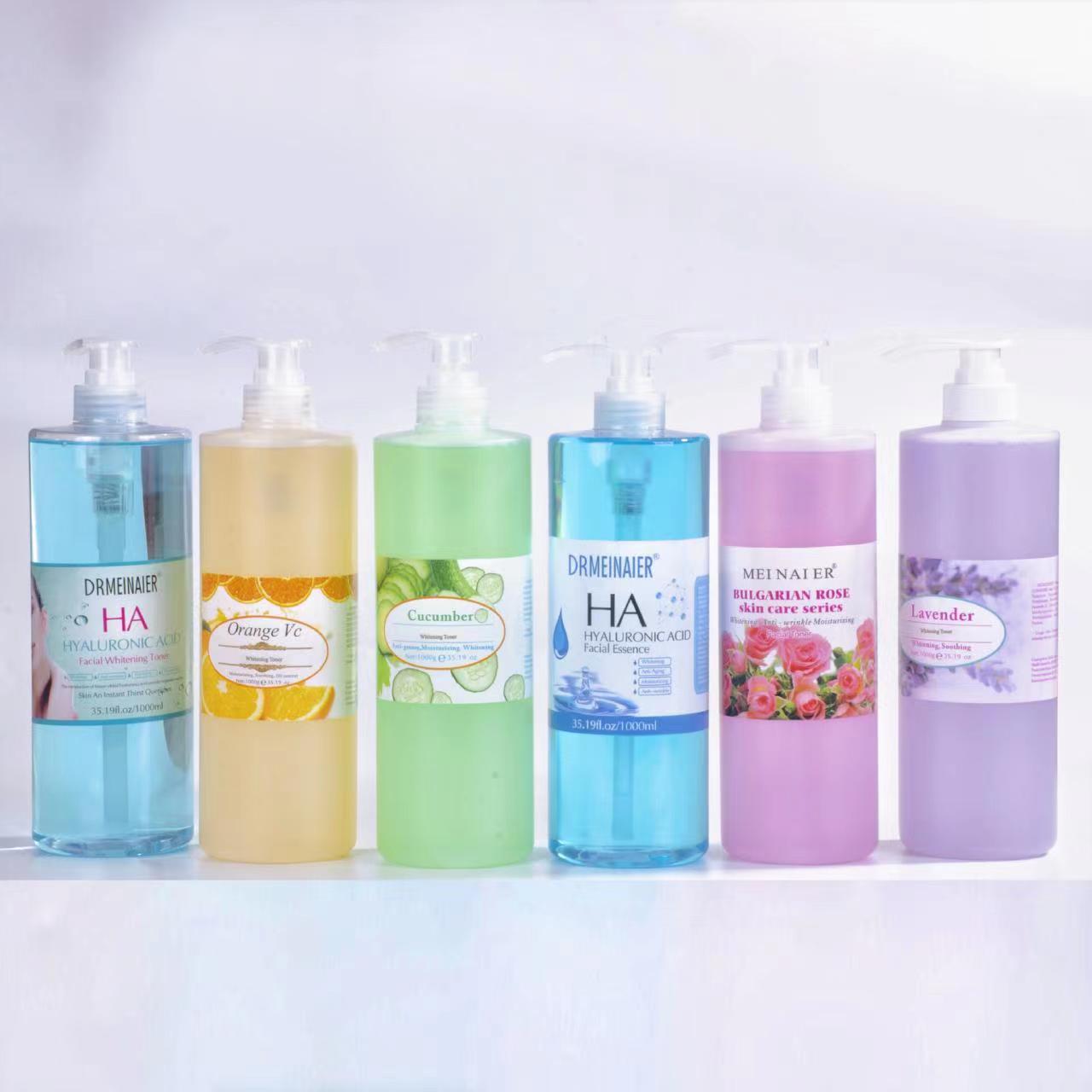 Cross-border exclusive brightening Hyaluronic acid Essence Serum 1000ml Hydrating, Moisturizing and firming Essence Water wholesale for export Specification drawing