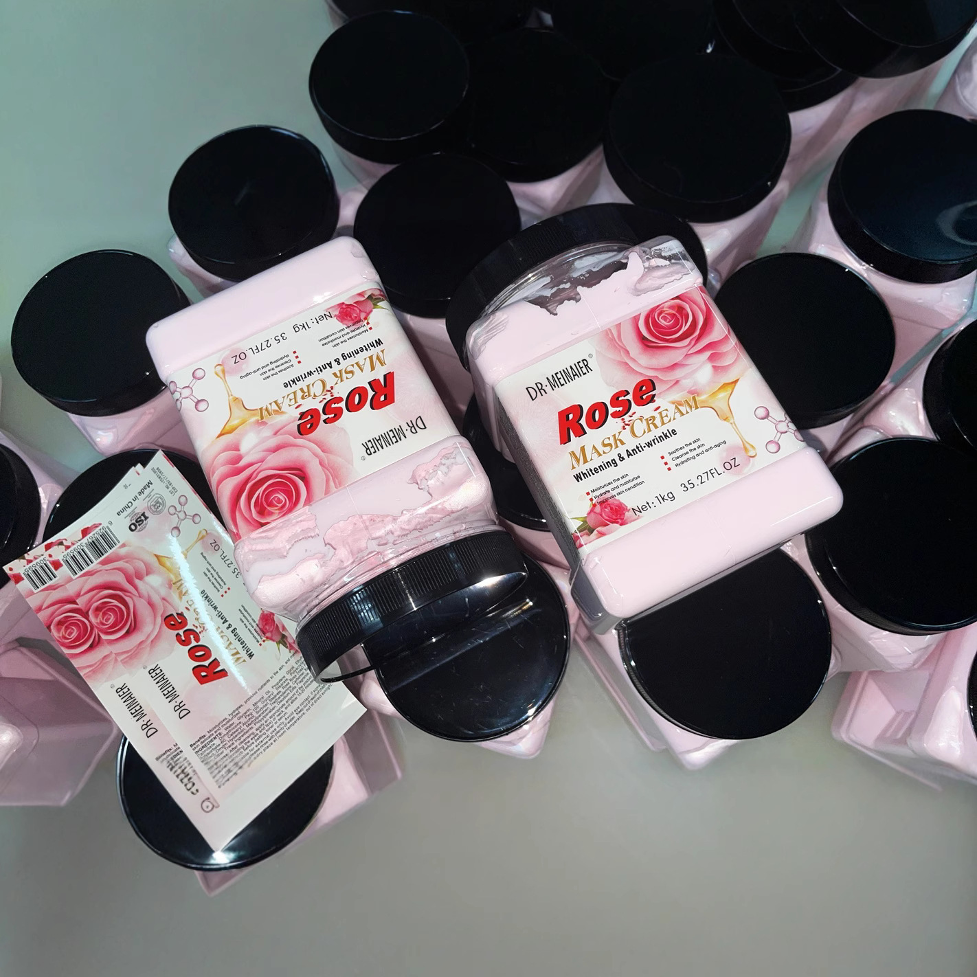 Cross-border rose mask 1kg Body mask application type body mask cream rose mud mask export wholesale Application Scenario