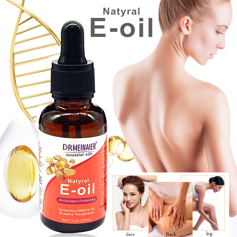 Cross-border Vitamin E Oil 30ml, body, face, hand, foot and hair care essential oil, Vitamin E essence for export details Picture