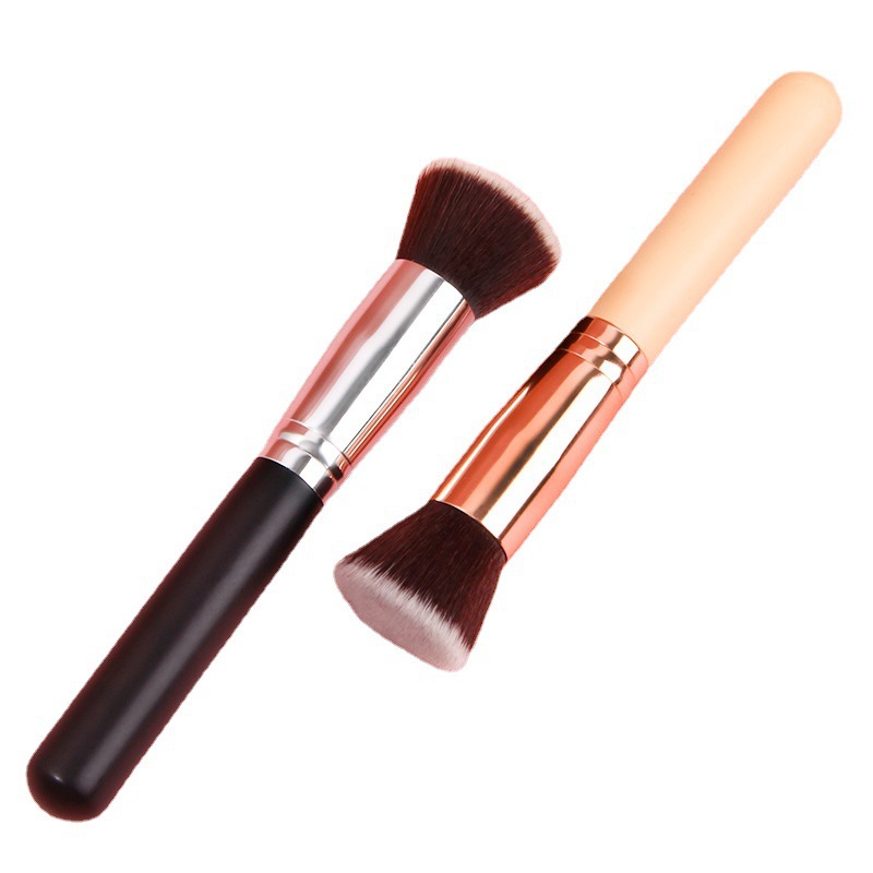 Single flat-head makeup brush, facial contouring brush, beginner makeup tools, foundation brush, beauty tools wholesale Item Picture