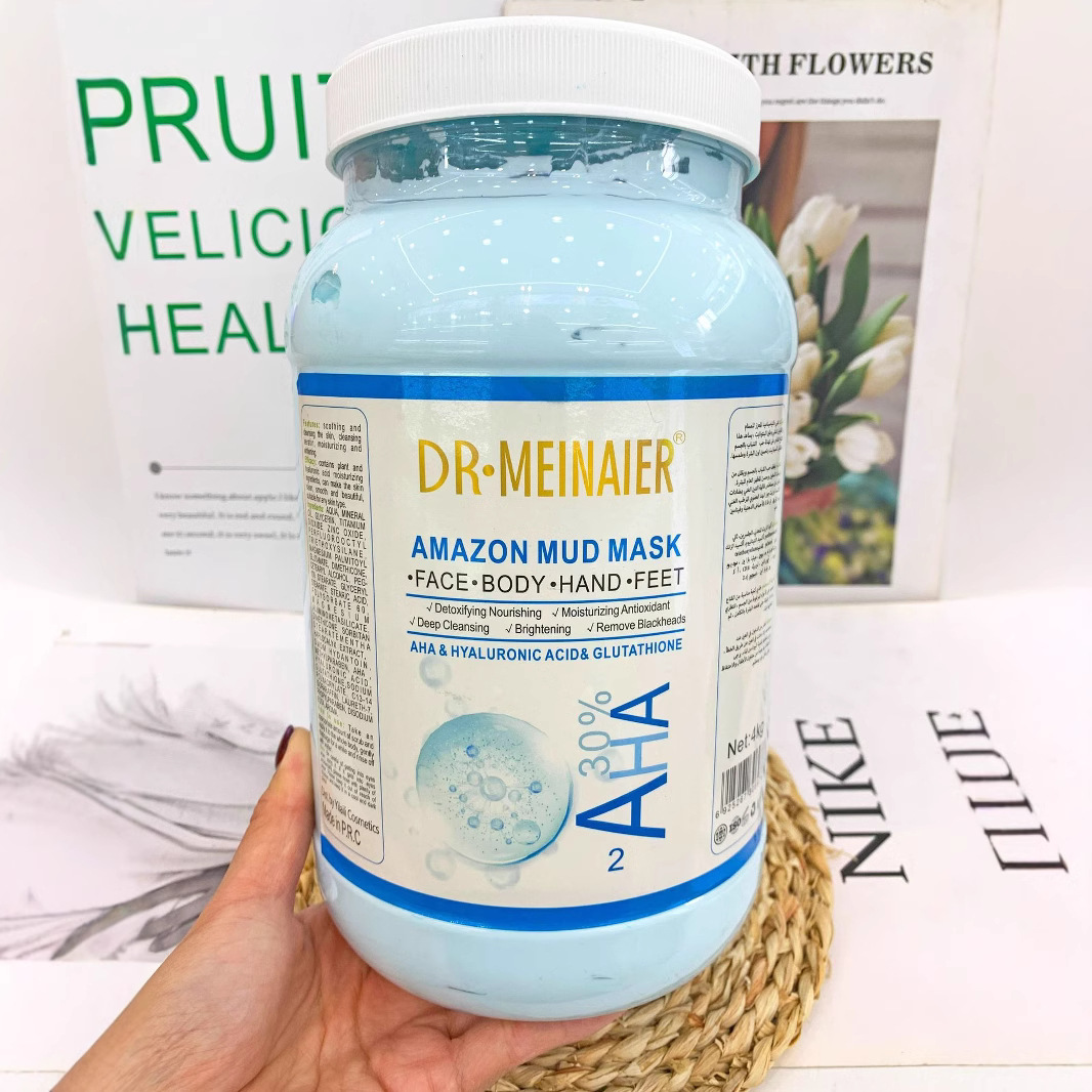Cross-border AHA facial Mask Cream 4kg deep cleansing and pore-tightening mud mask export wholesale Application Scenario