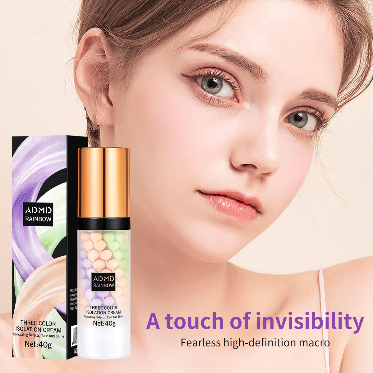 Cross-border exclusive ADMD Moisturizing Primer, Primer, Foundation, Primer, Concealer, BB Cream, Long-lasting Specification drawing