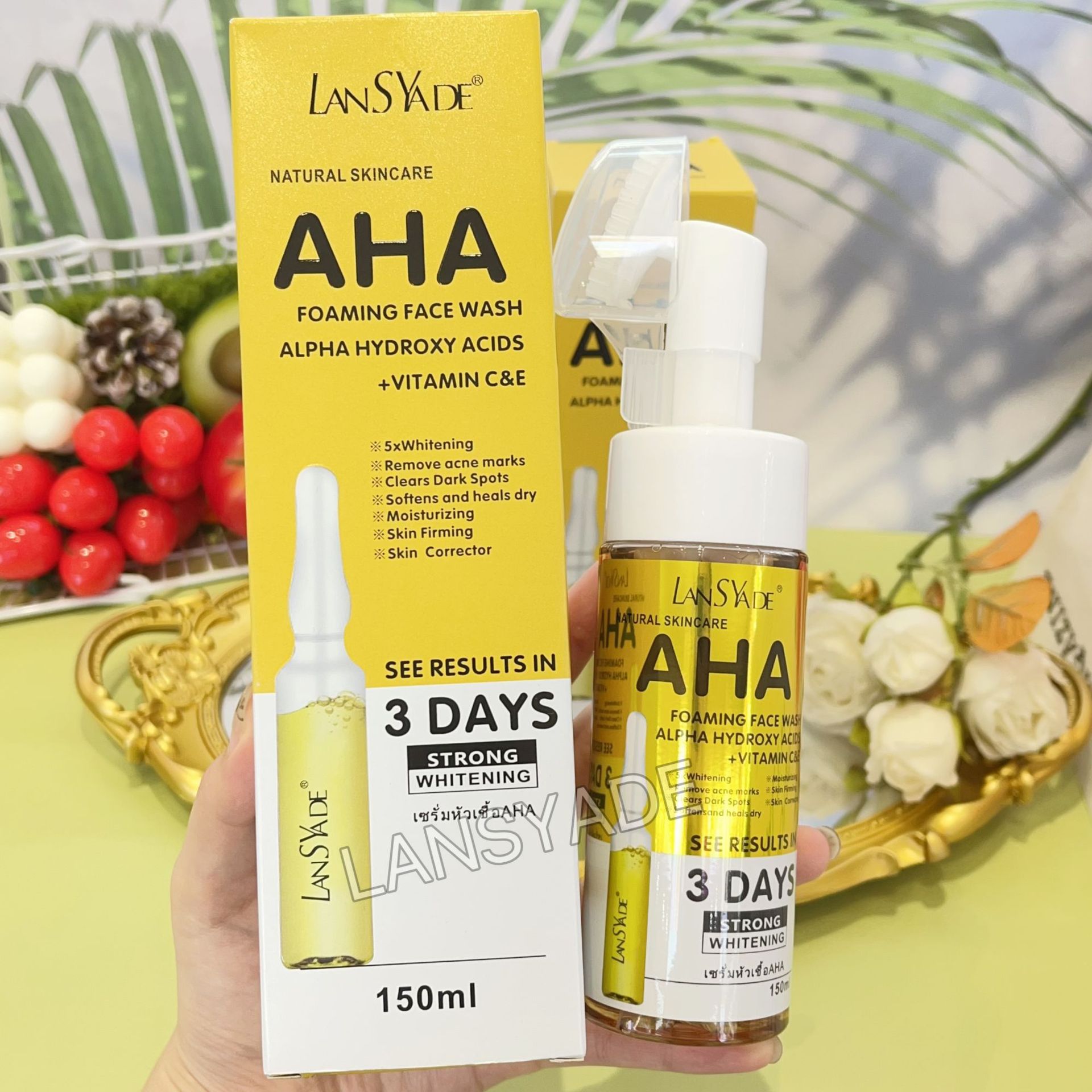 Cross-border Massage Head Bubble Facial Cleanser 150ml Gentle Deep Cleansing Facial Cleanser wholesale for export full figure