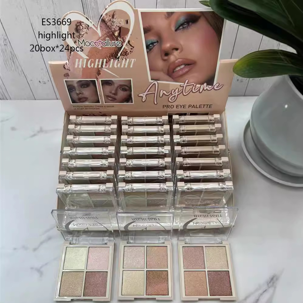 Only export collection [MOC ALLURE] eyeshadow Palette, Cheek Makeup Palette, Eyeshadow Makeup 24 pieces Application Scenario
