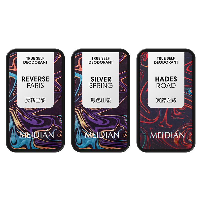 Cross-border exclusive Meidian Solid Perfume, long-lasting men's fresh fragrance, portable perfume set, bestseller Item Picture