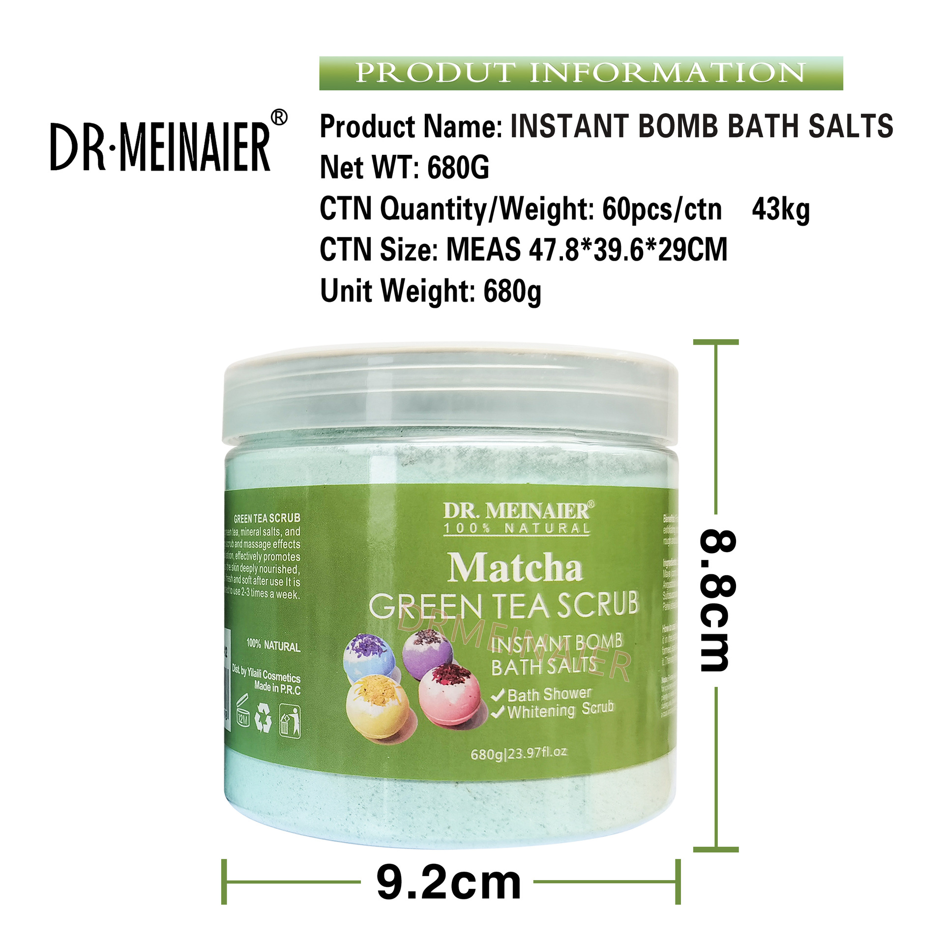 Cross-border Explosive Petal Bath Salt Ball Bath Ball Nourishing and Moisturizing Skin Instant Bath Salt Bath Ball Bath Powder 680g Item Picture