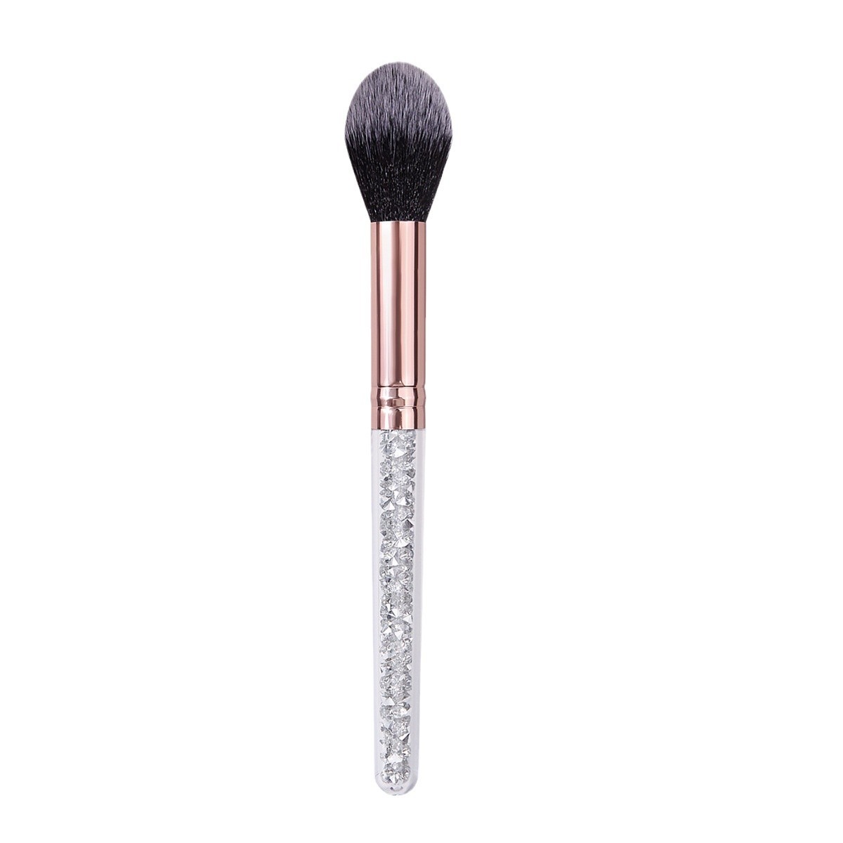 Hot-selling crystal diamond-handled makeup brushes, soft bristles, blush brushes, highlighter brushes, portable makeup tools, in stock for direct sale Item Picture