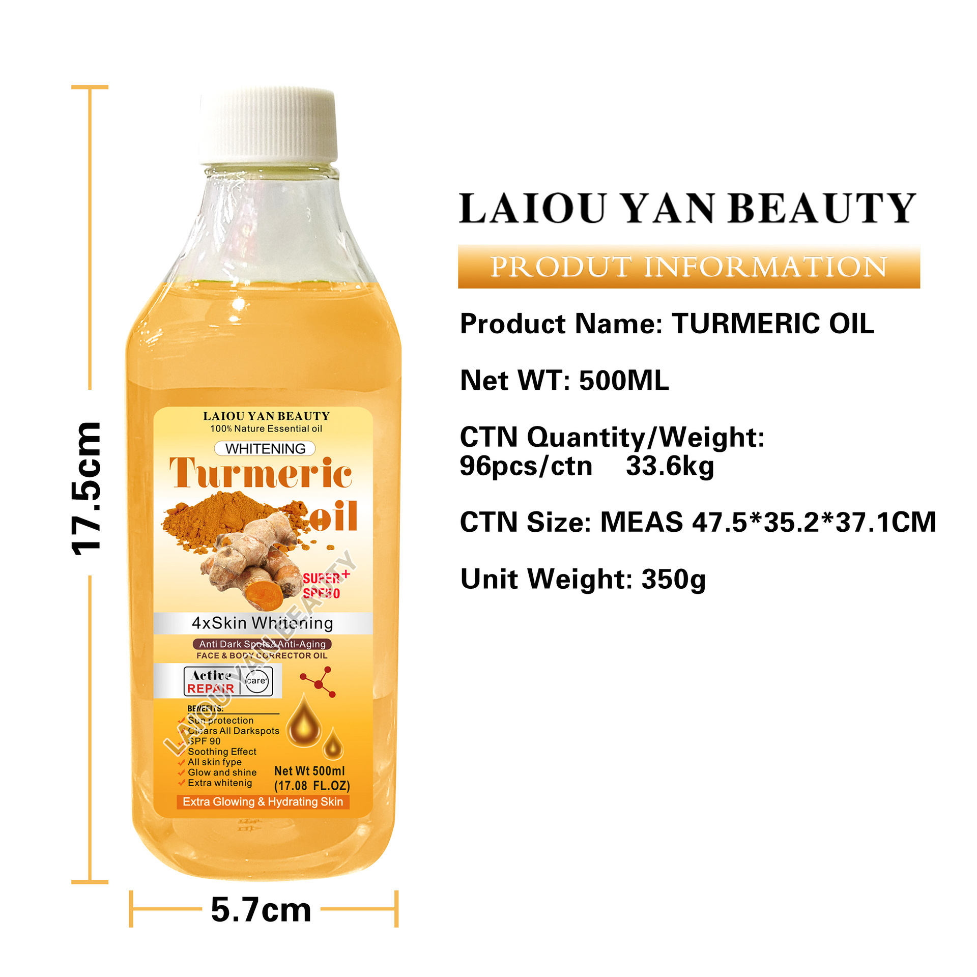Cross-border foreign trade turmeric essential Oil Moisturizing Oil, Body Massage essential oil, Back opening Gua sha bb Oil, Ginger Oil, massage Turmeric oil Application Scenario