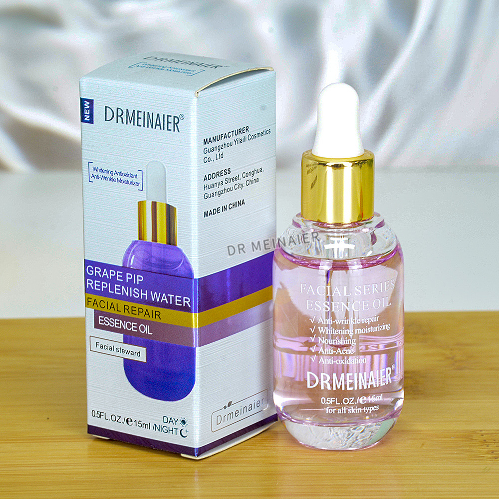 Cross-border exclusive V-face firming facial essence oil, pore shrinking, facial shaping, firming and brightening essential oil wholesale for export Specification drawing