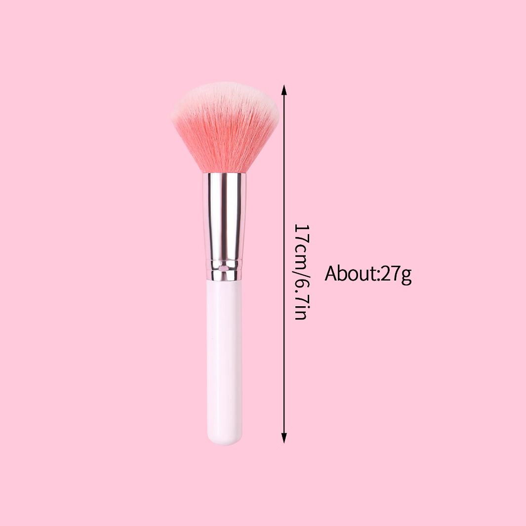 2025 Cross-border best-selling single loose brush Soft Bristle facial blush brush beauty tool beginner setting brush Application Scenario