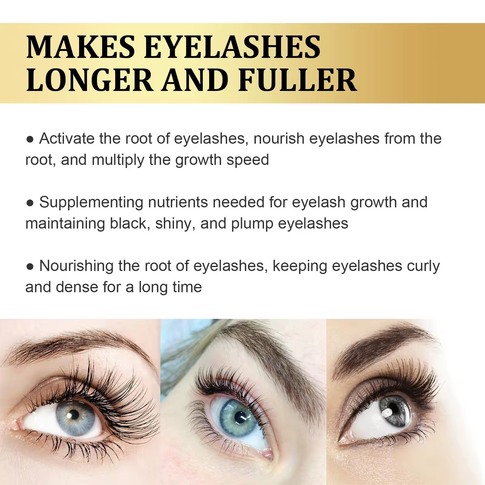 QICIY Cross-border eyelash Liquid is gentle and non-irritating. New and old packaging for eyelash repair and nourishment will be randomly dispatched Application Scenario