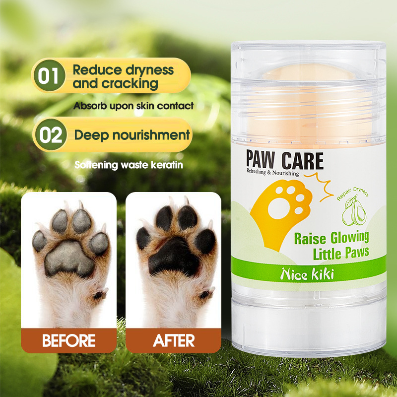 Cross-border exclusive TEMU best-selling pet paw cream, dog paw Moisturizing, anti-dryness and Cracking care Foot cream Specification drawing