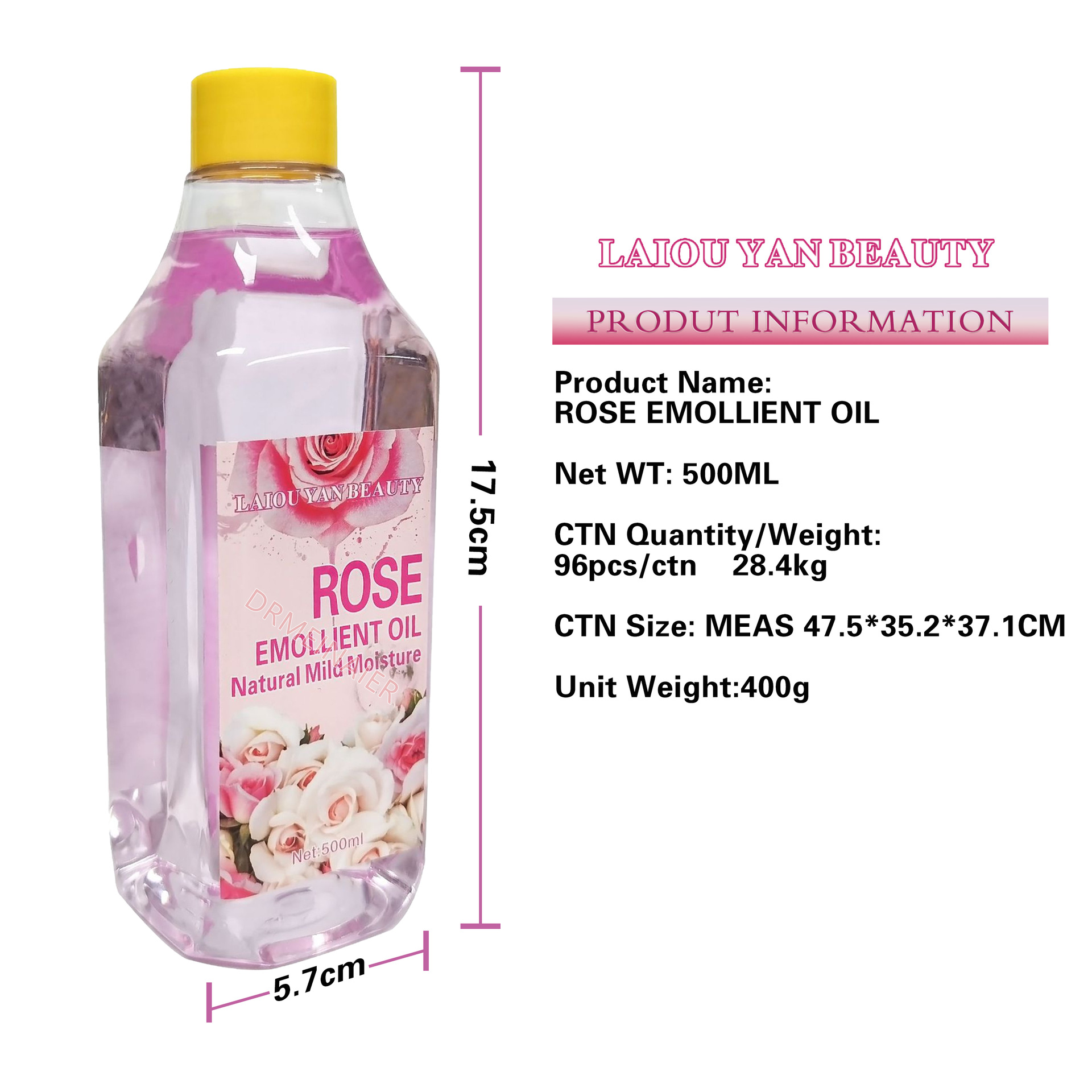 Cross-border rose Moisturizing Oil, Body Massage essential Oil, Back opening Gua Sha bb Oil, Ginger Oil, Massage essential Oil Factory direct sales Item Picture