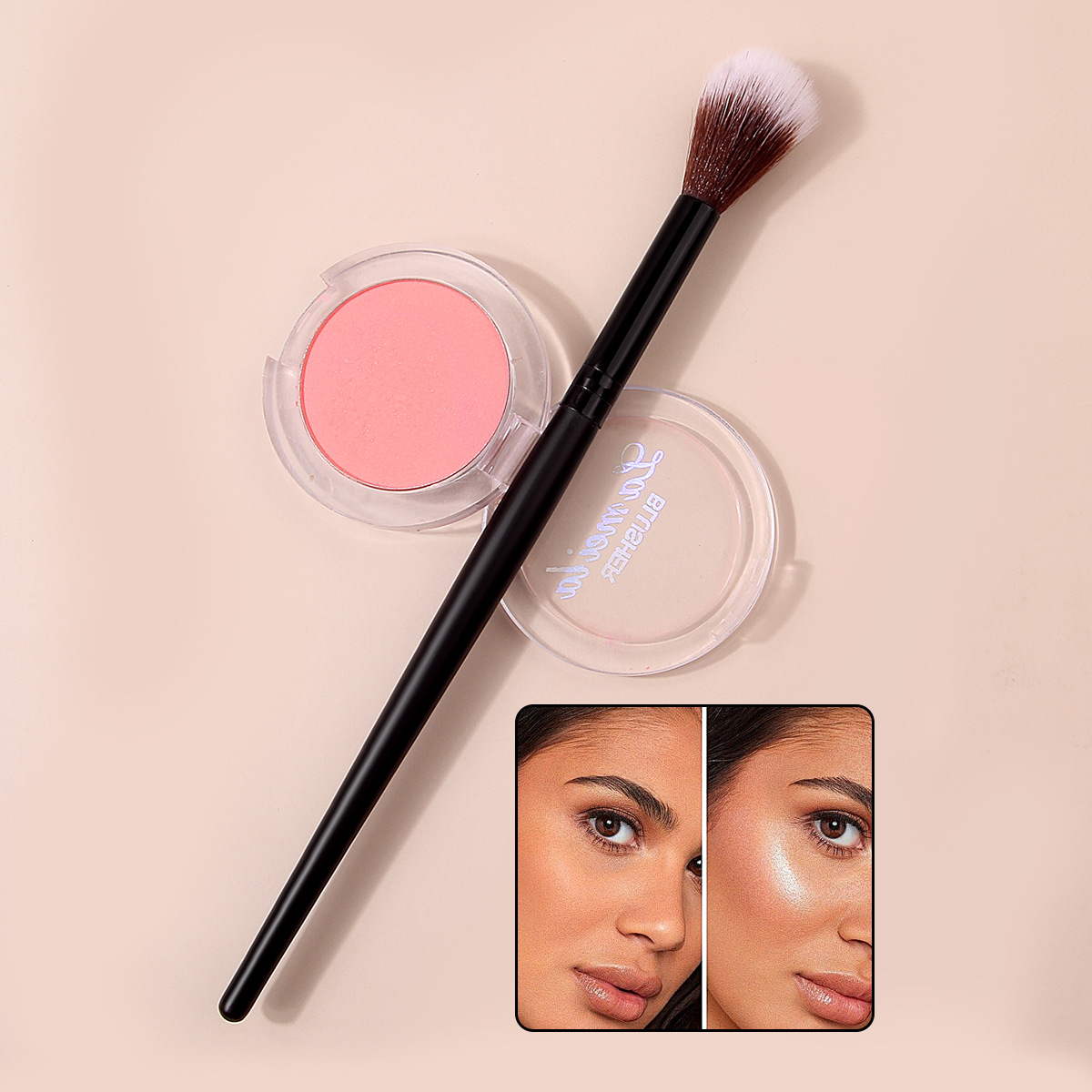 Novice makeup tools: eyeshadow brush, blending brush, multi-functional nose shadow highlight brush. We have a long-term supply of products. Orders will be dispatched quickly details Picture
