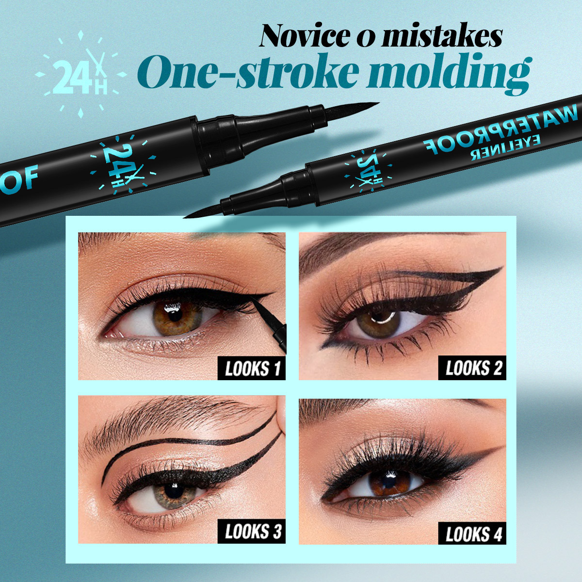 【 Cross-border Exclusive 】Tao Beauty Eyeliner Pen Smooth, Waterproof, sweat-proof, Amazon bestseller, not easy to smudge Application Scenario