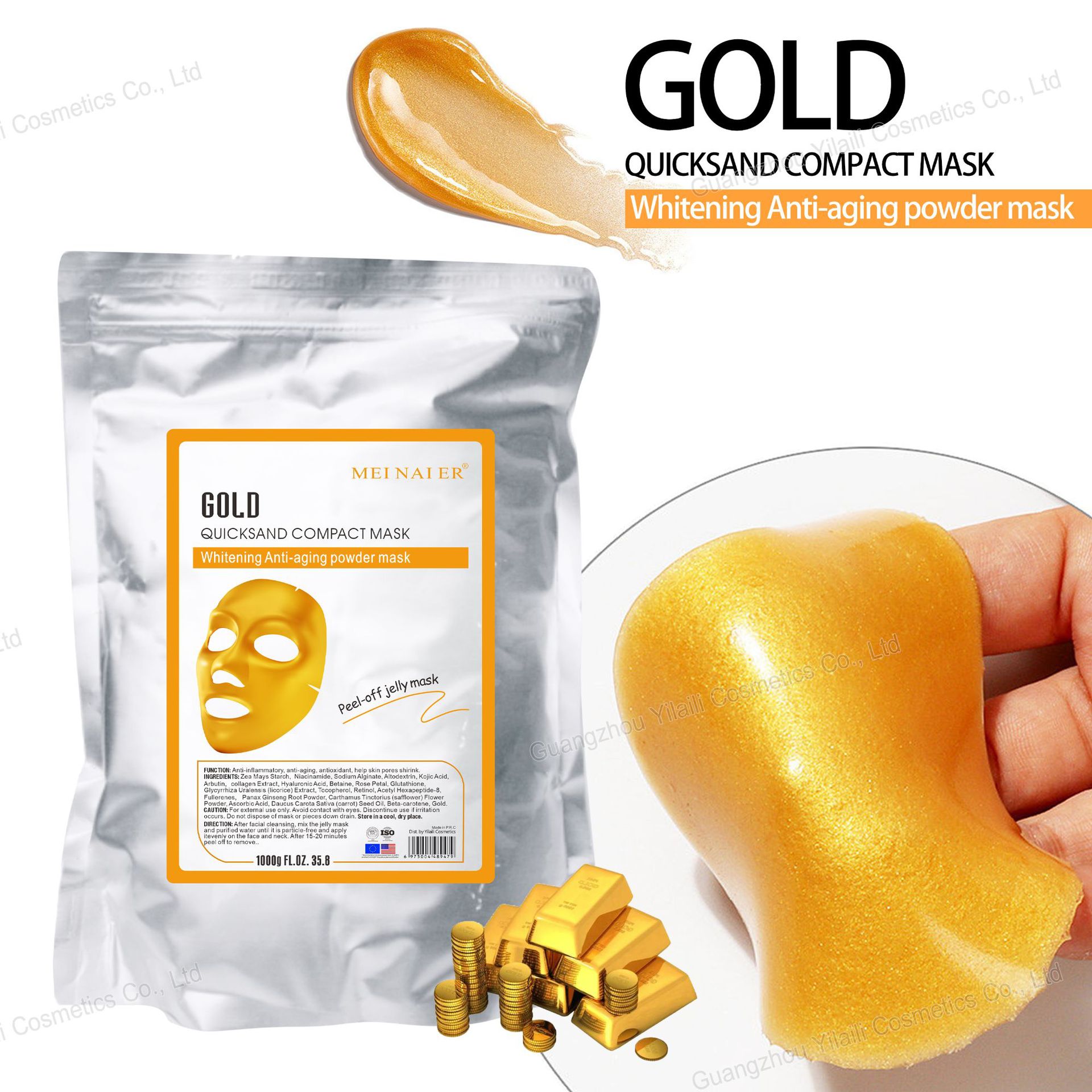 Wholesale of cross-border DIY SPA jelly mask powder, collagen firming Hydrating Anti-aging crystal powder and soft mask powder Application Scenario