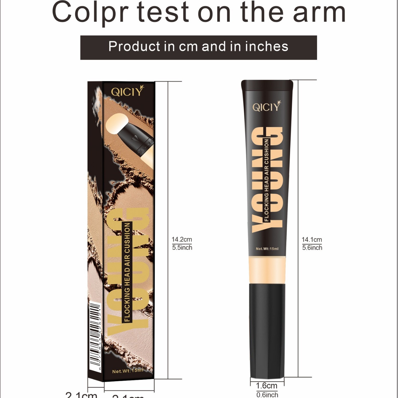 【 Exclusive for Foreign Trade 】QICIY Soft and matte Foundation Primer, Concealer, Long-lasting Contouring bb Cream, Cross-border Bestsellers Item Picture