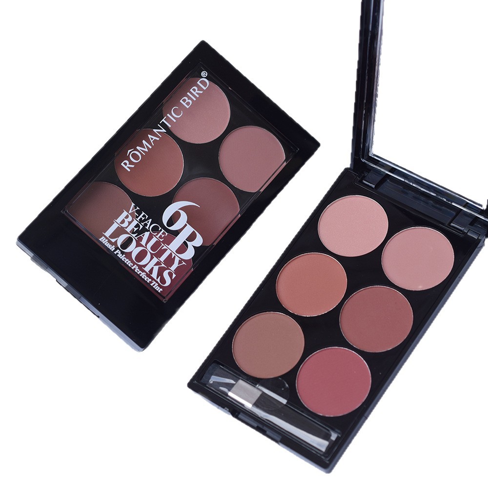 Only export [ROMANTIC BIRD] T324B six-color blush plate and BLUSHER blush plate T323B Item Picture