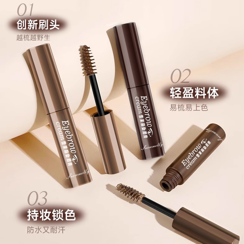 Snow Jasmine Dyeing Cream is waterproof, long-lasting and does not fade easily. It is a light-colored eyebrow dyeing cream that is natural and easy to apply. Wholesale Application Scenario