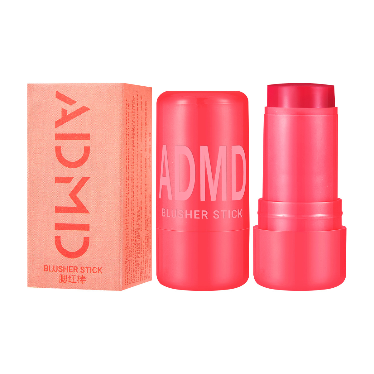 ADMD Jelly Blush Stick for both lips and Cheeks, a blush cream that makes the skin look tender and radiant, and a contouring blush stick that modifies the face Item Picture