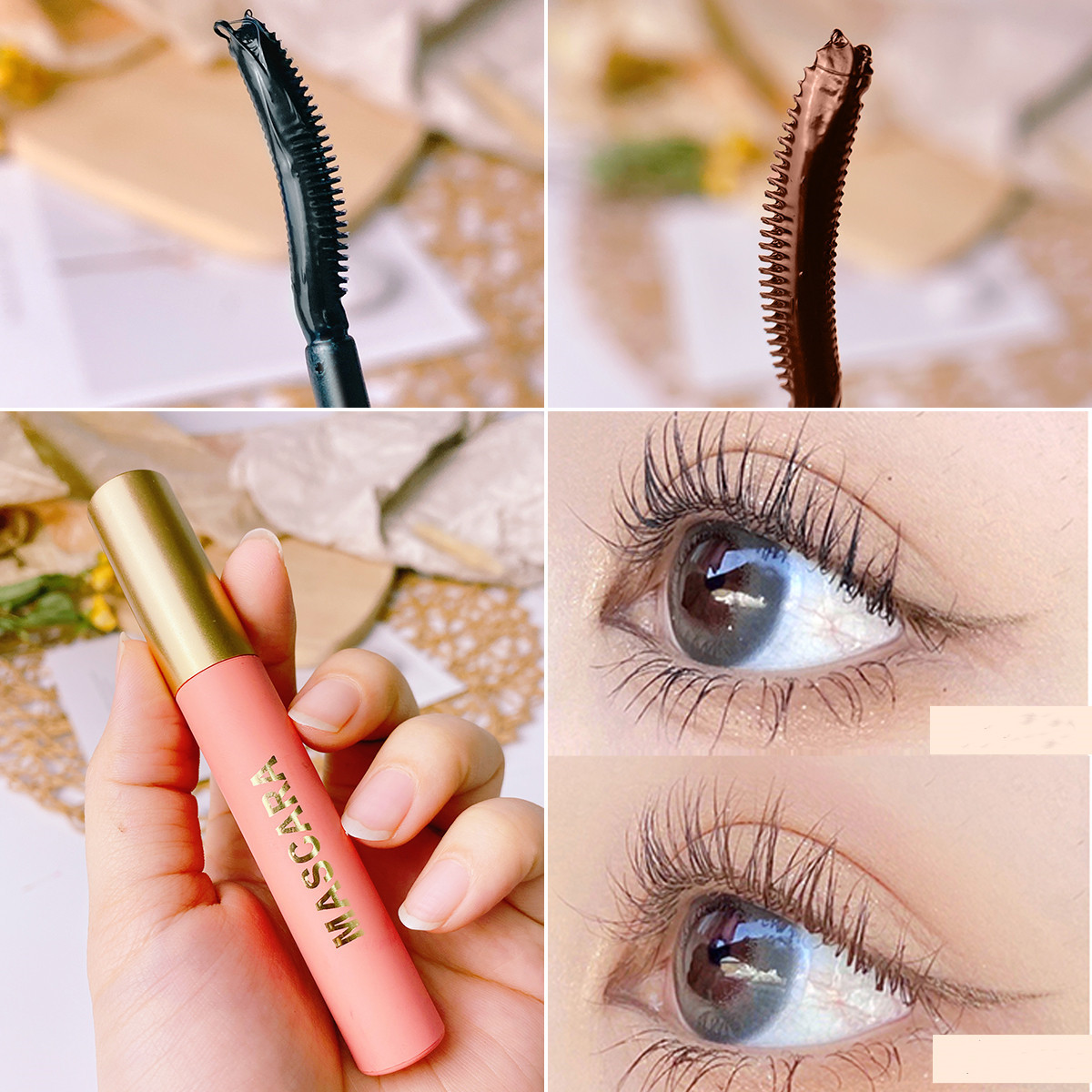 bosuya Styling Mascara Base Cream naturally curls up, each lash distinct, long-lasting, waterproof, sweat-proof and moisturizing mascara details Picture