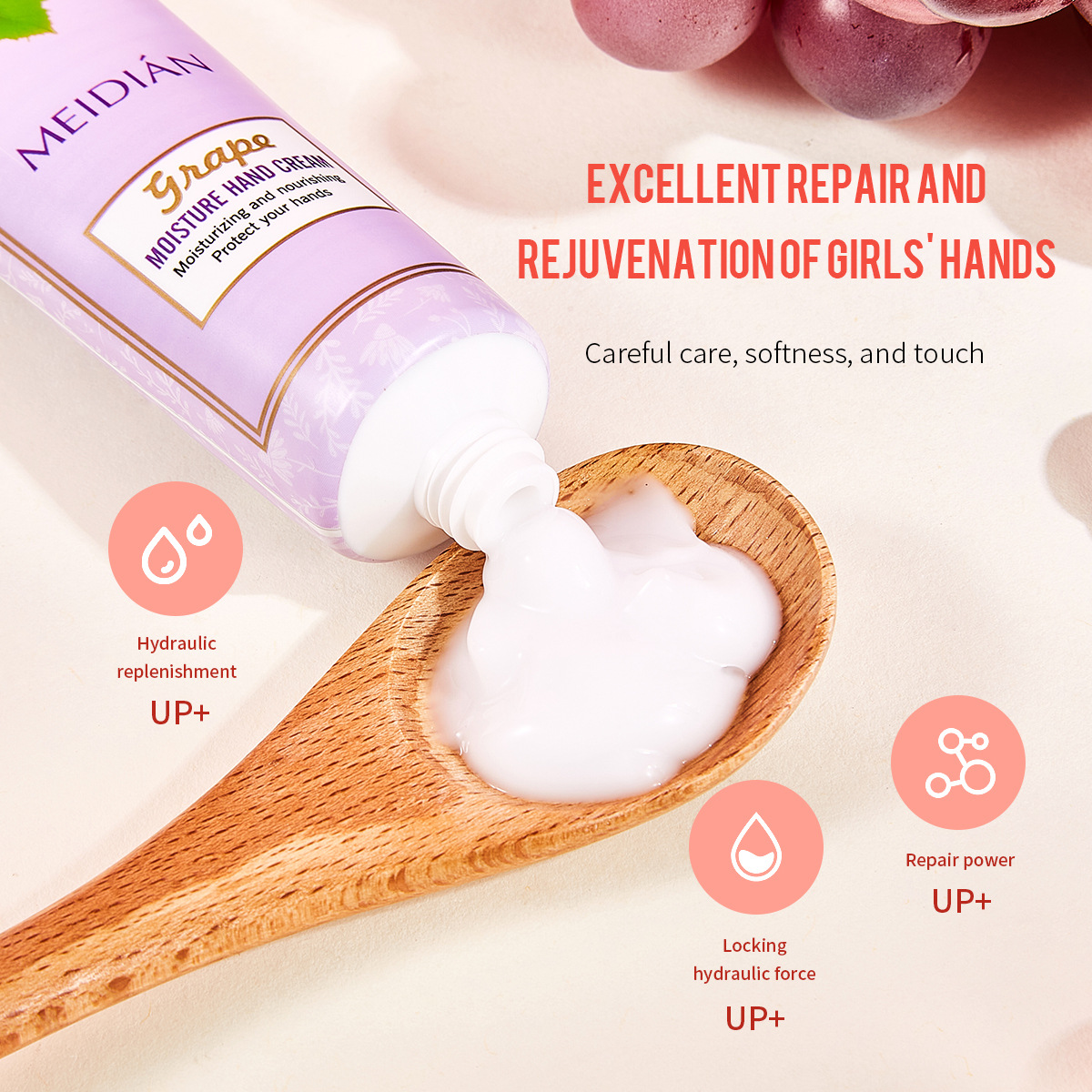 MEIDIAN Cross-border exclusive fruit fragrance hand cream bag set, 5-tube hand cream set for cross-border wholesale Application Scenario