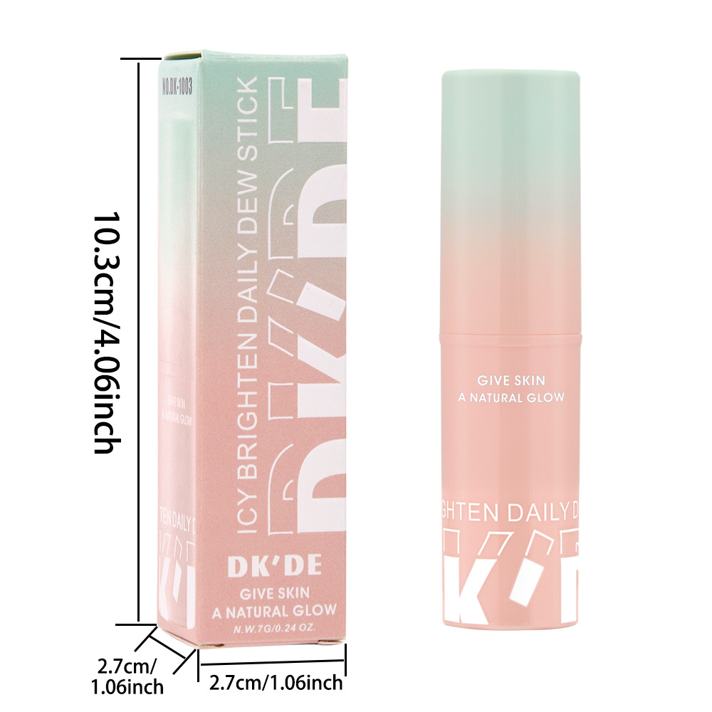 Cross-border exclusive DK'DE+ 2-color cool high-gloss stick, three-dimensional shadow correction, nose shadow, side shadow and facial brightening for women Item Picture