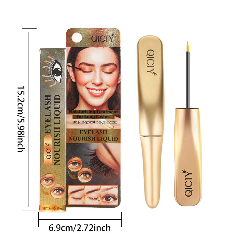 QICIY Cross-border eyelash Liquid is gentle and non-irritating. New and old packaging for eyelash repair and nourishment will be randomly dispatched details Picture