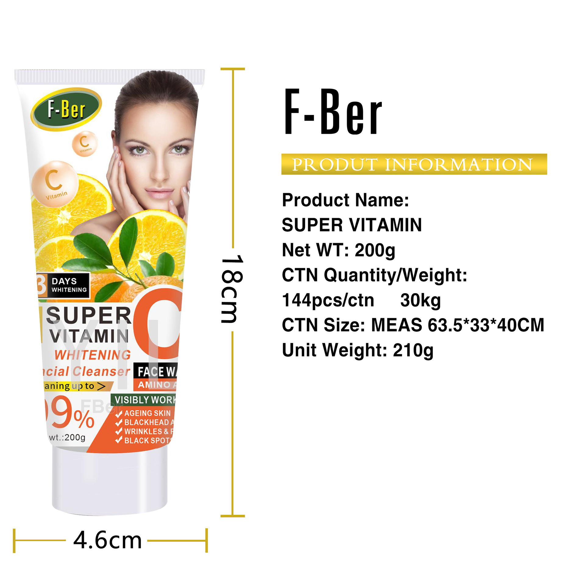 Cross-border trade gentle facial Cleanser, soap-based facial cleanser, rice and cucumber foam, amino acid mousse, deep cleansing Item Picture