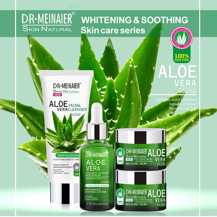 Cross-border exclusive aloe Vera Moisturizing Repair Cream, Essence Cream, Double Moisturizing Brightening Nourishing Cream, wholesale for export Application Scenario