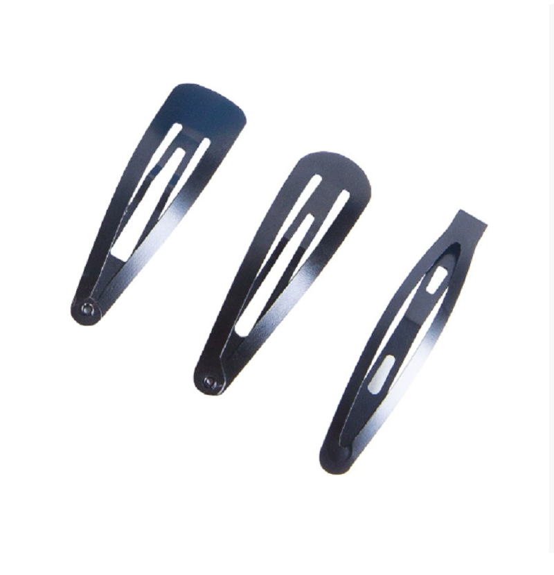 基础喷漆发夹 黑色简约BB夹 基本款发夹