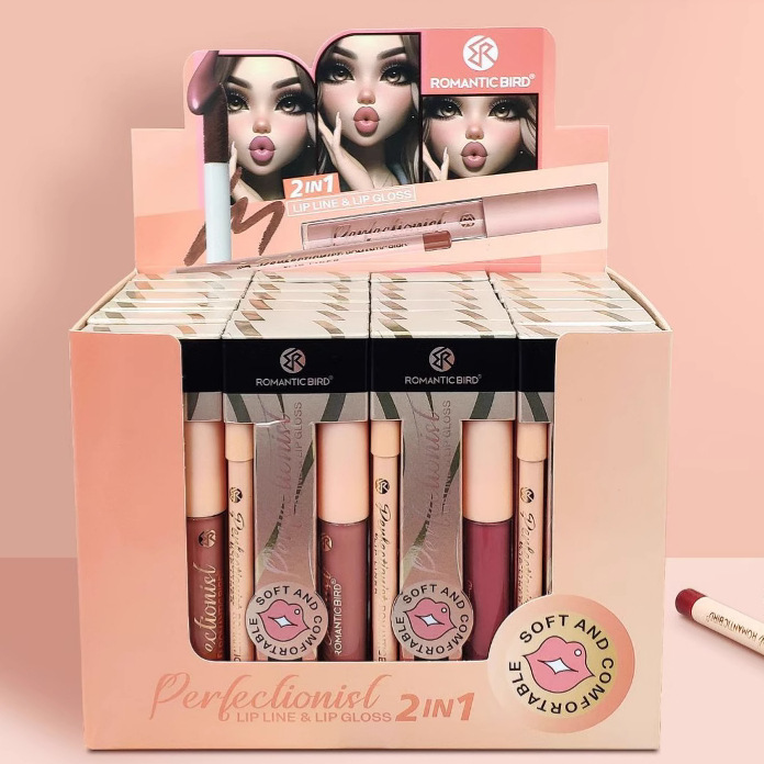 Only export collection [ROMANTIC BIRD] Red lip gloss mixed with lipstick LIPGLOSS matte finish details Picture