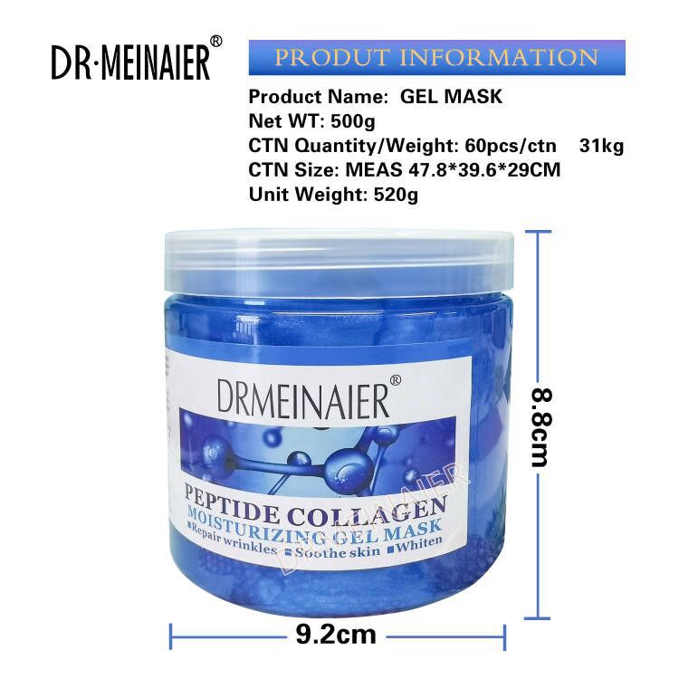 Cross-border facial collagen gel Hydrating, Moisturizing, firming Massage Gel Sleeping Mask 500g export wholesale Item Picture