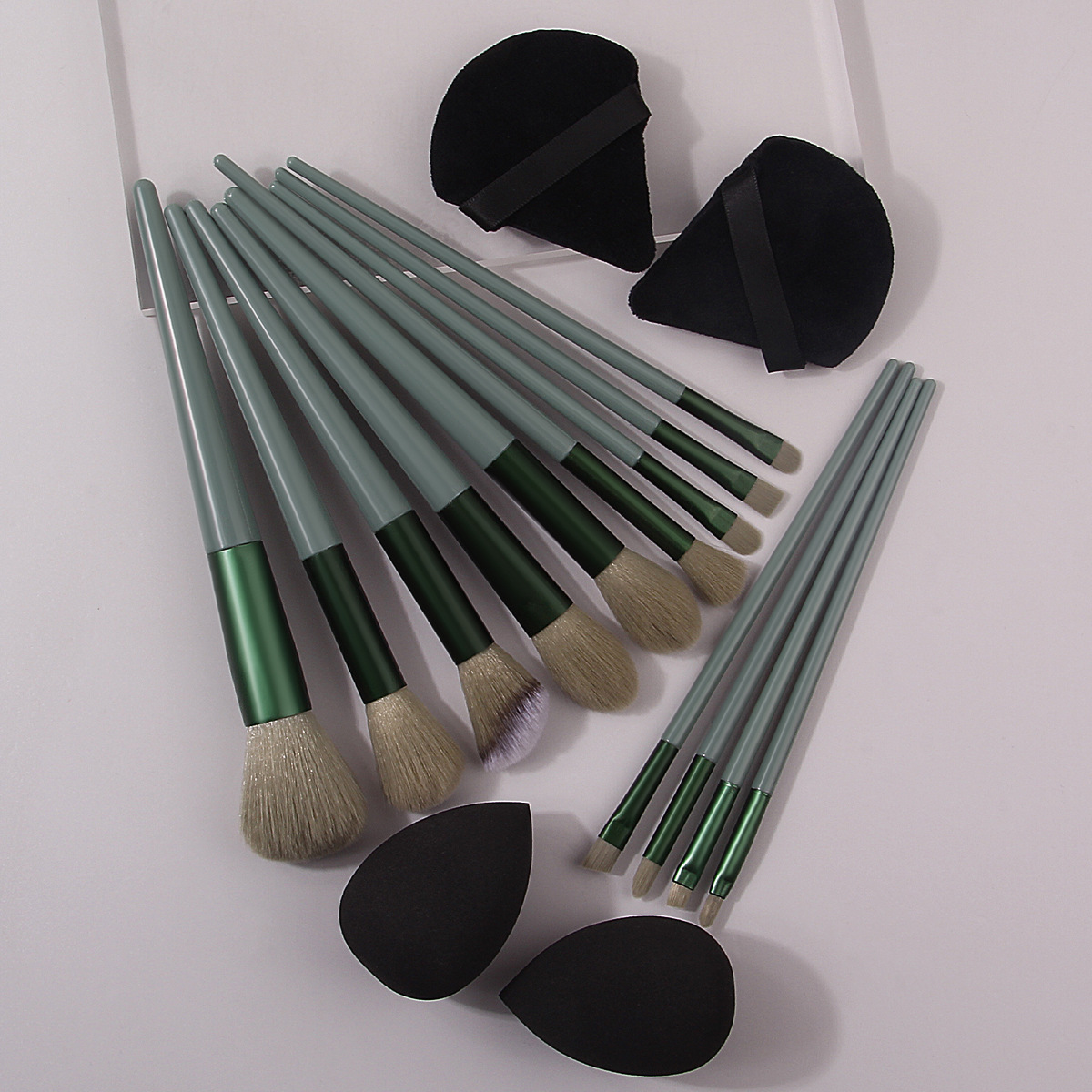 13 Sijiqing makeup brush Set: Loose powder, blush, eyeshadow, concealer brush, Super Soft sponge, powder puff, Beauty egg details Picture